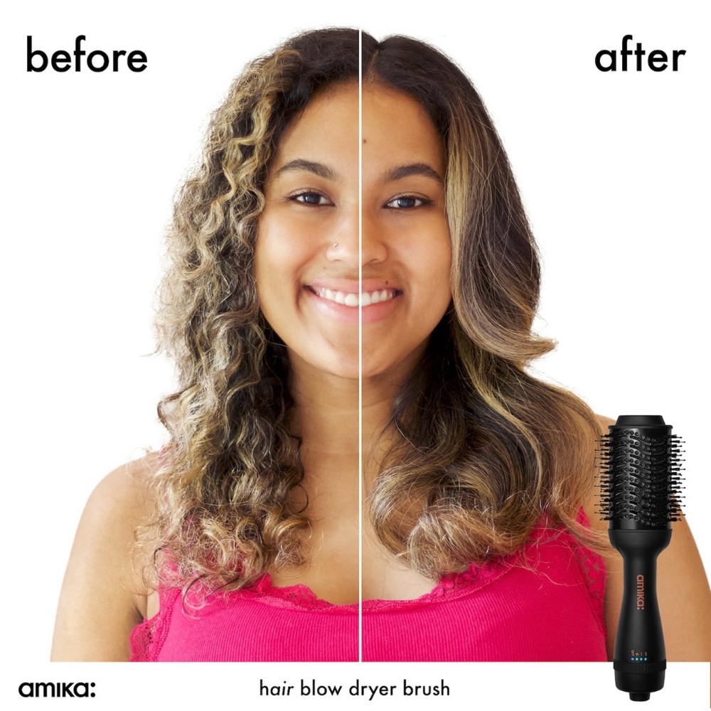 NEW $100 Amika Hair Blow Dryer Brush 2.0 - Picture 5 of 11